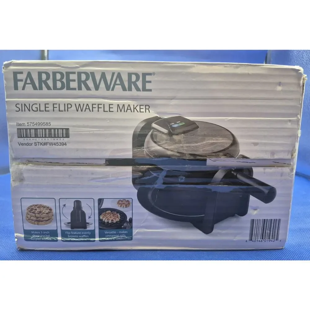 Farberware Single Flip Waffle Maker NEW in Box